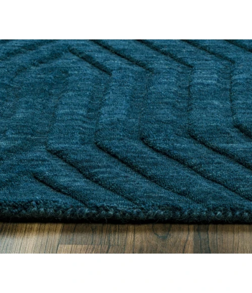 Rizzy Technique Area Rug TC8576 5' x 8' Navy
