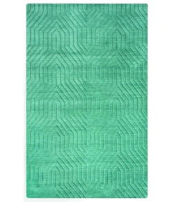 Rizzy Home Technique TC8577 Aqua Area Rug 8 ft. X 8 ft. Round