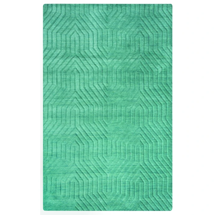 Rizzy Technique Area Rug TC8577 2'6" x 8' Blue / Dark Teal