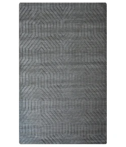 Rizzy Home Technique TC8578 Gray Area Rug 5 ft. X 8 ft. Rectangle