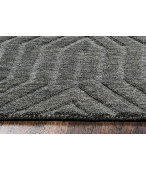 Rizzy Technique Area Rug TC8578 2'6" x 8' dark gray