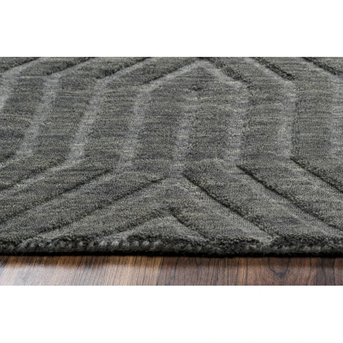 Rizzy Technique Area Rug TC8578 2'6" x 8' dark gray