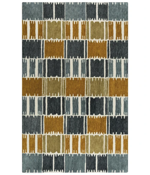 Rizzy Tetra Area Rug TET101 5' x 8' Gray