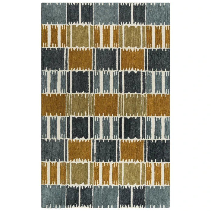 Rizzy Tetra Area Rug TET101 5' x 8' Gray