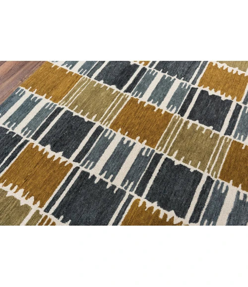 Rizzy Tetra Area Rug TET101 5' x 8' Gray