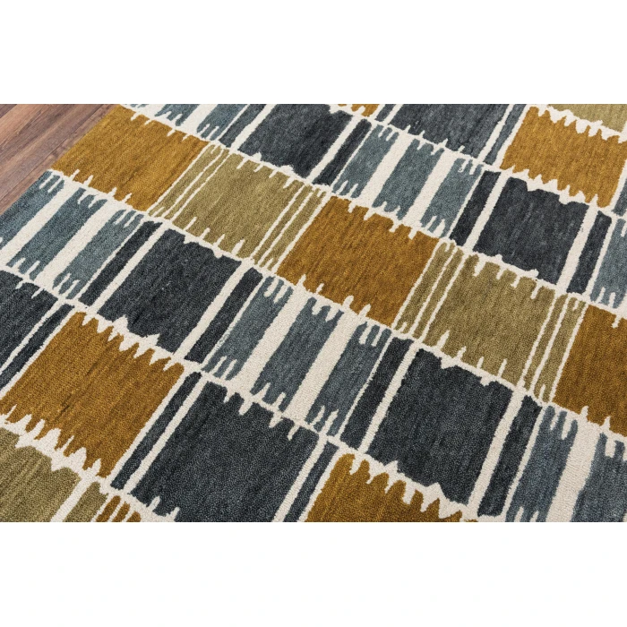 Rizzy Tetra Area Rug TET101 5' x 8' Gray