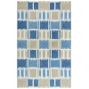 Rizzy Home Tetra TET102 Blue / Beige Area Rug 7 ft. 9 in. X 9 ft. 9 in. Rectangle