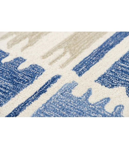 Rizzy Tetra Area Rug TET102 8'9" x 11'9" Blue