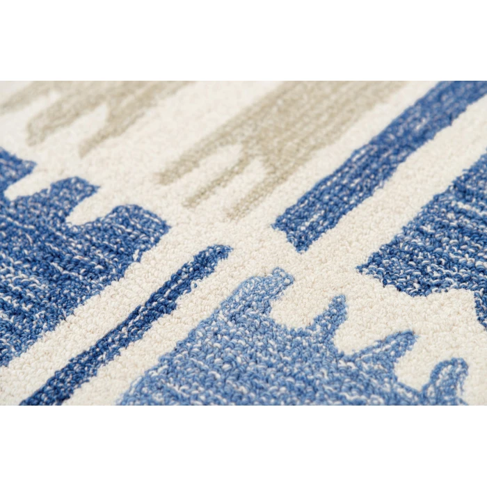 Rizzy Tetra Area Rug TET102 7'9" x 9'9" Blue