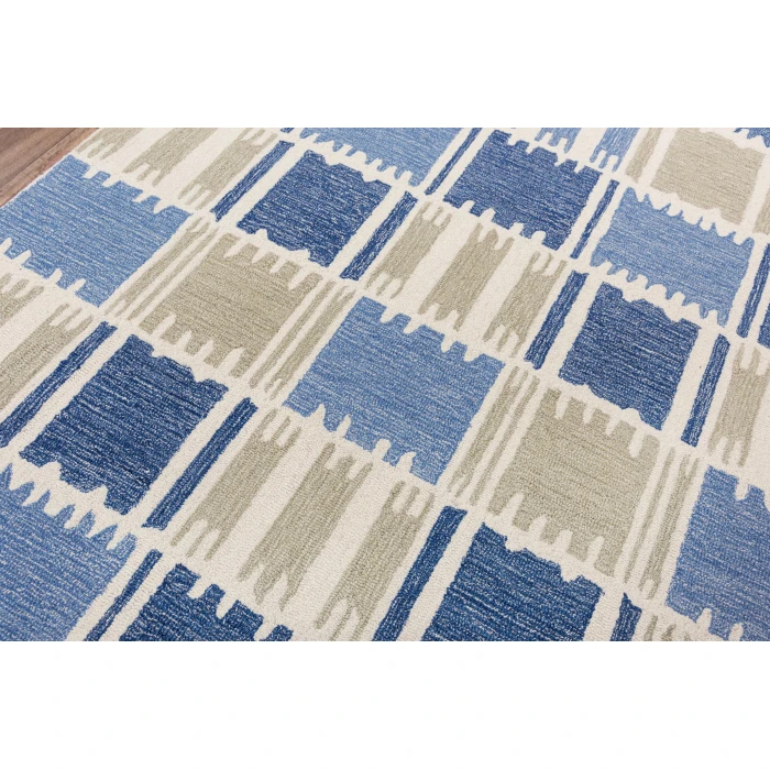 Rizzy Tetra Area Rug TET102 7'9" x 9'9" Blue
