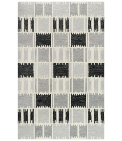 Rizzy Home Tetra TET103 Gray Area Rug 8 ft. 9 in. X 11 ft. 9 in. Rectangle