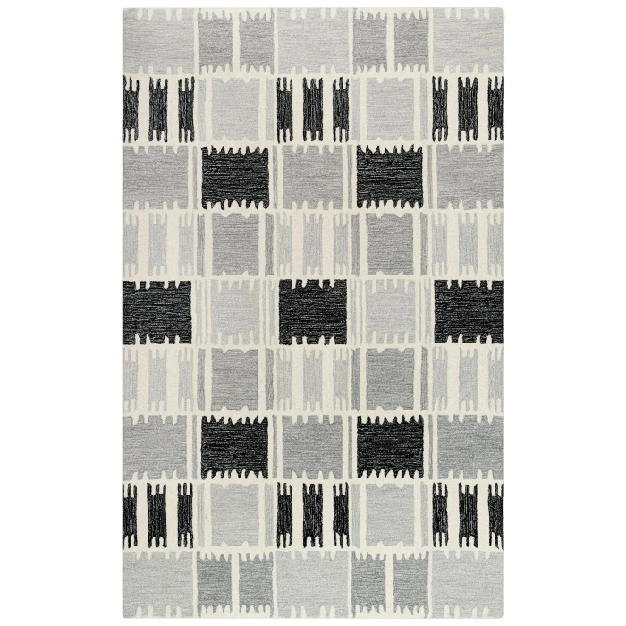 Rizzy Tetra Area Rug TET103 8'9" x 11'9" Gray
