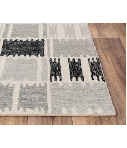 Rizzy Home Tetra TET103 Gray Area Rug 8 ft. 9 in. X 11 ft. 9 in. Rectangle