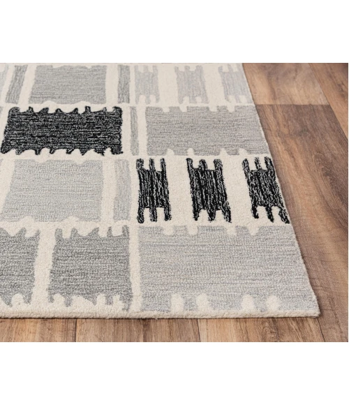 Rizzy Tetra Area Rug TET103 8'9" x 11'9" Gray
