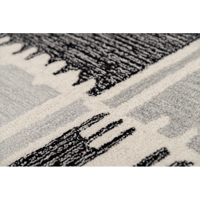 Rizzy Tetra Area Rug TET103 8'9" x 11'9" Gray