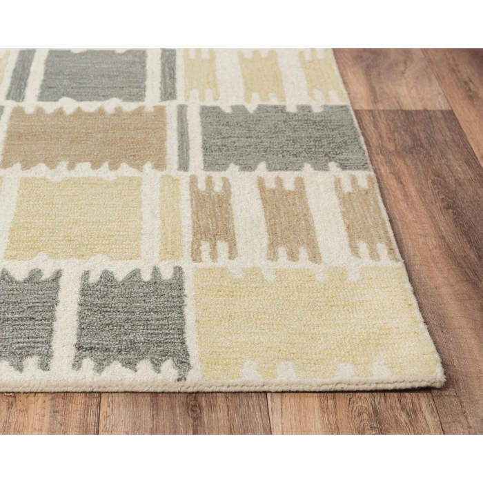 Rizzy Tetra Area Rug TET104 5' x 8' Beige