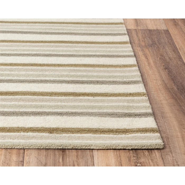 Rizzy Tetra Area Rug TET105 5' x 8' Ivory