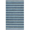 Rizzy Home Tetra TET106 Blue / Ivory Area Rug 5 ft. X 8 ft. Rectangle