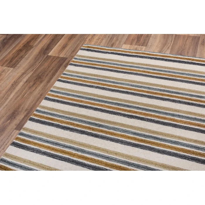 Rizzy Tetra Area Rug TET108 5' x 8' Ivory