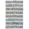 Rizzy Home Tetra TET109 Ivory / Blue Area Rug 5 ft. X 8 ft. Rectangle