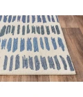 Rizzy Tetra Area Rug TET109 5' x 8' Ivory/Blue
