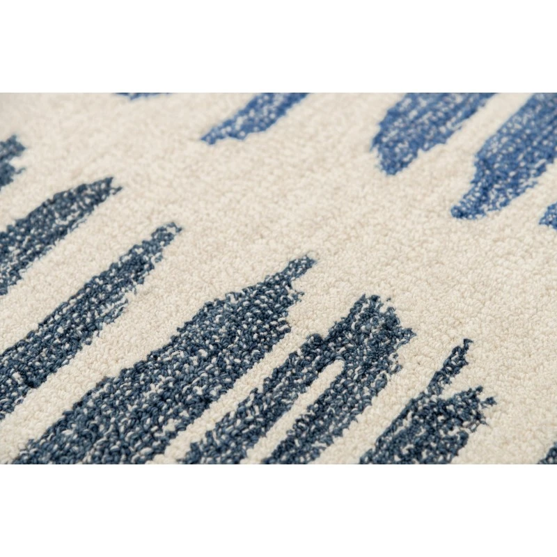 Rizzy Tetra Area Rug TET109 5' x 8' Ivory/Blue