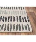 Rizzy Tetra Area Rug TET110 5' x 8' Gray