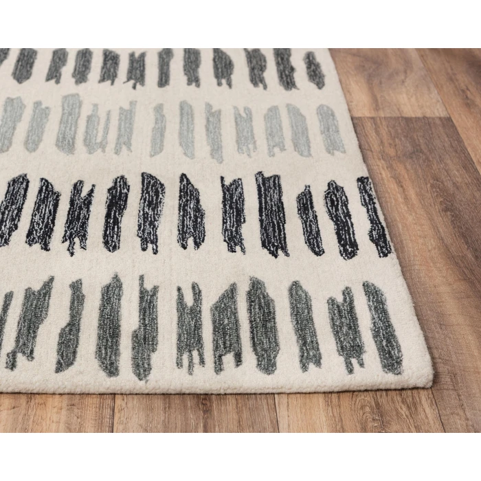 Rizzy Tetra Area Rug TET110 5' x 8' Gray