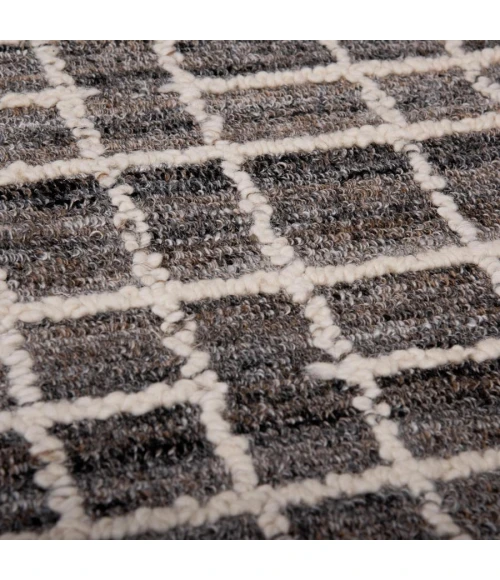 Rizzy Home Timber Dk.Brown TIM696 7 ft. 9 in. X 9 ft. 9 in. Rectangle Rug