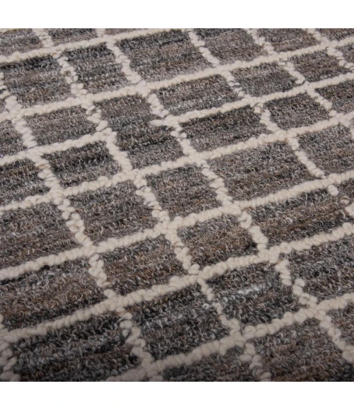 Rizzy Home Timber Dk.Brown TIM696 7 ft. 9 in. X 9 ft. 9 in. Rectangle Rug