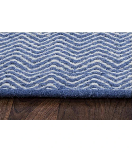 Rizzy Twist Area Rug TW2922 2'6" x 8' Blue