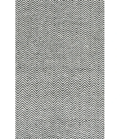 Rizzy Twist Area Rug TW2966 2'6" x 8' Black