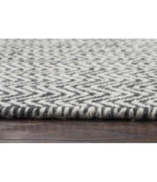 Rizzy Twist Area Rug TW2966 2'6" x 8' Black