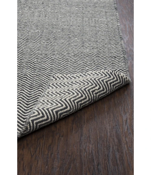 Rizzy Twist Area Rug TW2966 2'6" x 8' Black