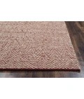 Rizzy Twist Area Rug TW2967 5' x 8' Burgundy 
