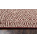 Rizzy Twist Area Rug TW2967 5' x 8' Burgundy 