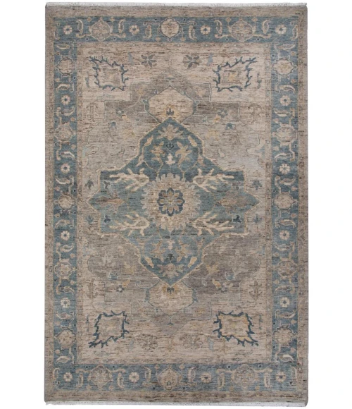 Rizzy Home Tuscany Blue TUS717 6 ft. X 9 ft. Rectangle Rug