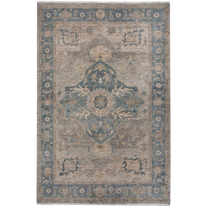 Rizzy Home Tuscany Blue TUS717 6 ft. X 9 ft. Rectangle Rug