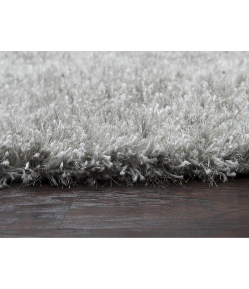 Rizzy Urban Dazzle Area Rug UR341A 3' x 3' Round Light Gray