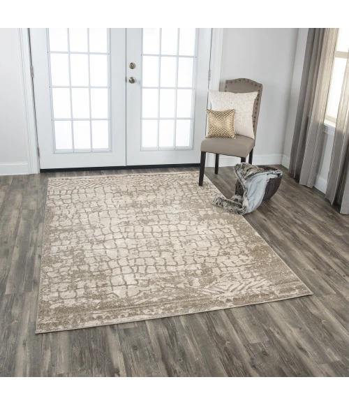 Rizzy Valencia Area Rug VCA102 3'11" x 5'6" Beige