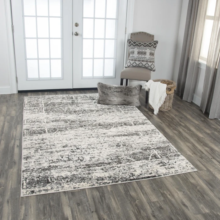 Rizzy Valencia Area Rug VCA103 3'11" x 5'6" Ivory 