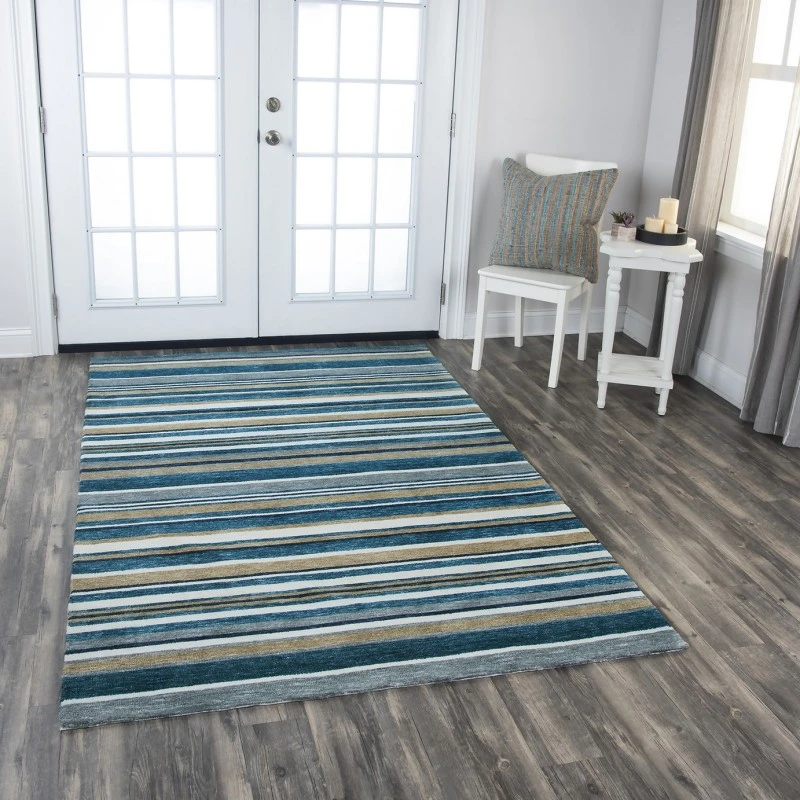 Rizzy Villa Area Rug VLA101 8'6" x 11'6" TEAL