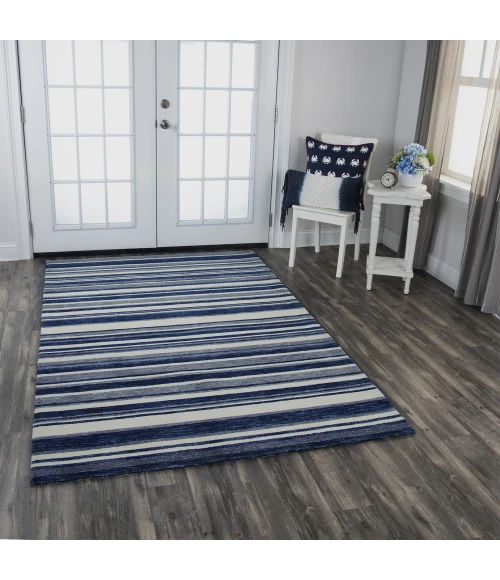 Rizzy Villa Area Rug VLA102 7'6" x 9'6" Blue