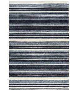 Rizzy Home Villa VLA103 Charcoal / Gray Area Rug 8 ft. 6 in. X 11 ft. 6 in. Rectangle