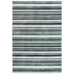 Rizzy Home Villa VLA105 Aqua / Gray Area Rug 7 ft. 6 in. X 9 ft. 6 in. Rectangle