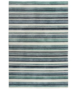 Rizzy Home Villa VLA105 Aqua / Gray Area Rug 8 ft. 6 in. X 11 ft. 6 in. Rectangle