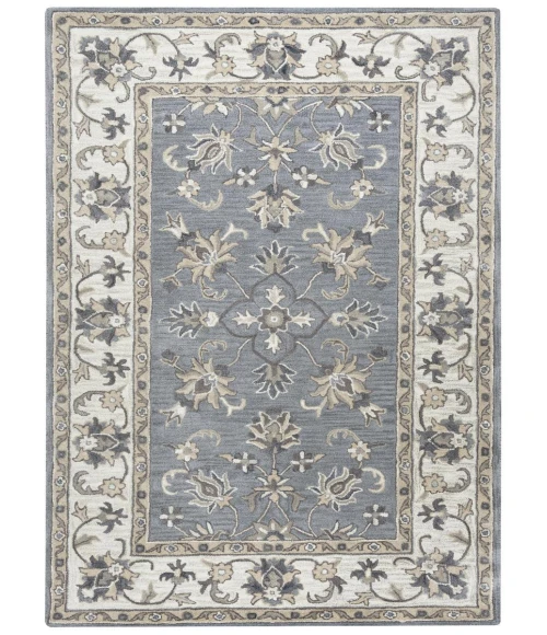 Rizzy Home Valintino Gray VN9658 8 ft. X 10 ft. Rectangle Rug