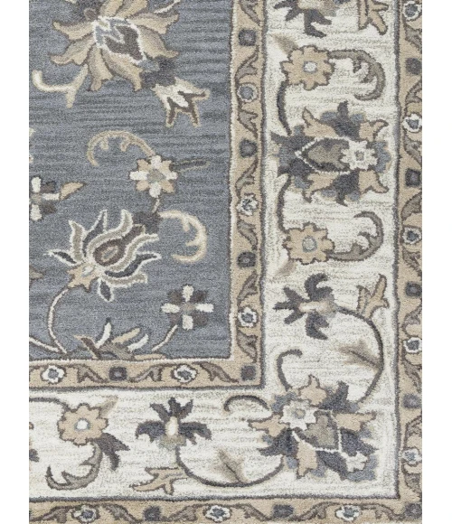 Rizzy Home Valintino Gray VN9658 8 ft. Round Rug