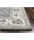 Rizzy Home Valintino Gray VN9658 8 ft. Round Rug