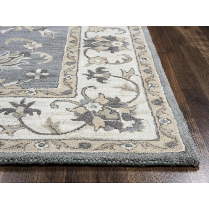 Rizzy Home Valintino Gray VN9658 2 ft. 6 in. X 8 ft. Rectangle Rug